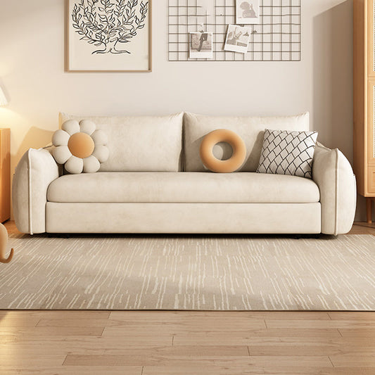 Divano per dormiente futon scandinavo divano convertibile bianco per soggiorno