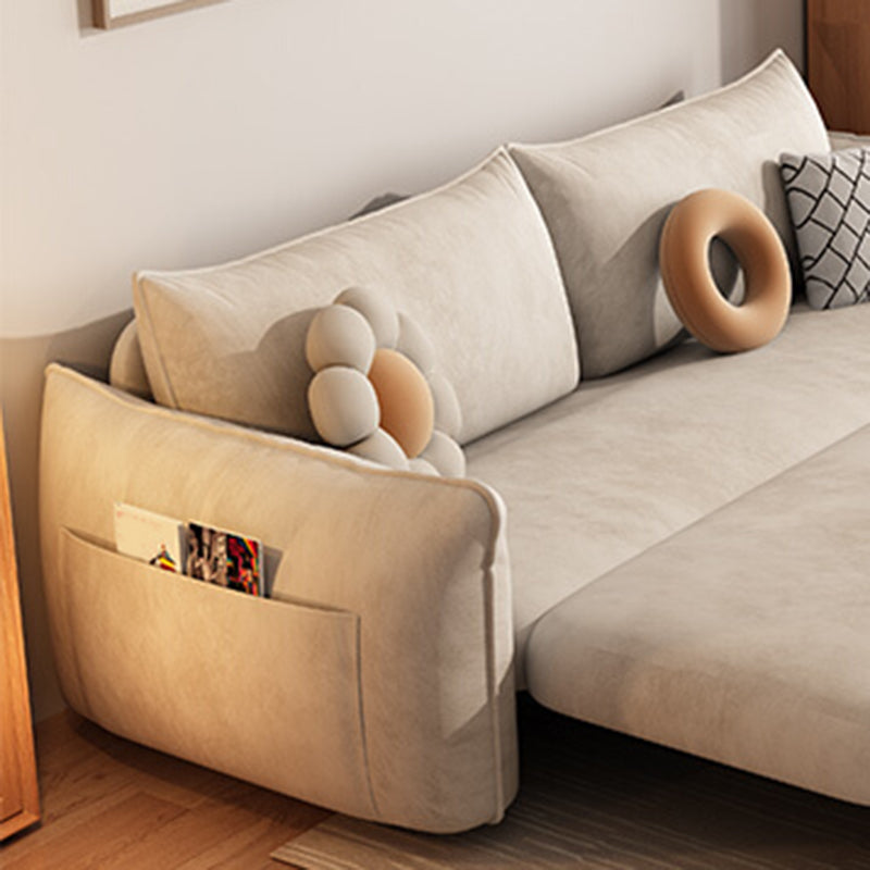 Divano per dormiente futon scandinavo divano convertibile bianco per soggiorno