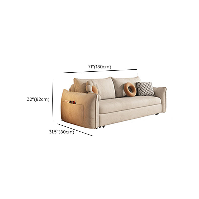 Divano per dormiente futon scandinavo divano convertibile bianco per soggiorno