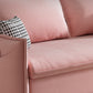 Sofás convertible de la cama del sofá cama de la cama de durmiente de Glam Futon en rosa