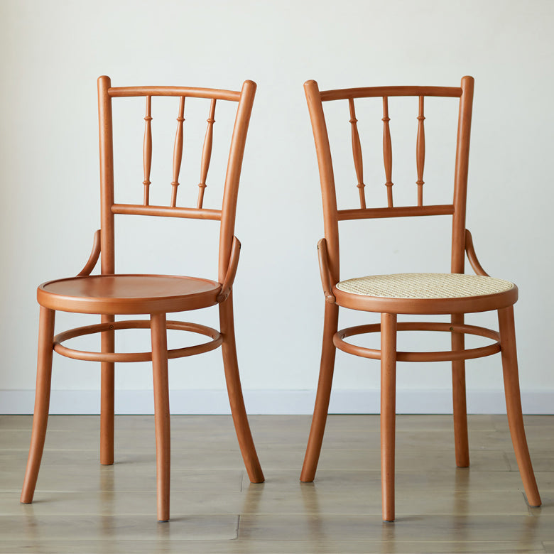 Chaise latéral en bois massif piste de restauration arrière pour le salon