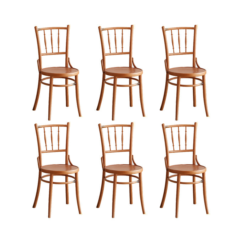 Chaise latéral en bois massif piste de restauration arrière pour le salon