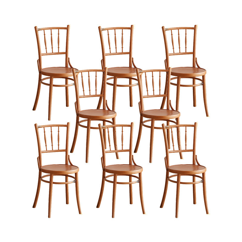 Chaise latéral en bois massif piste de restauration arrière pour le salon