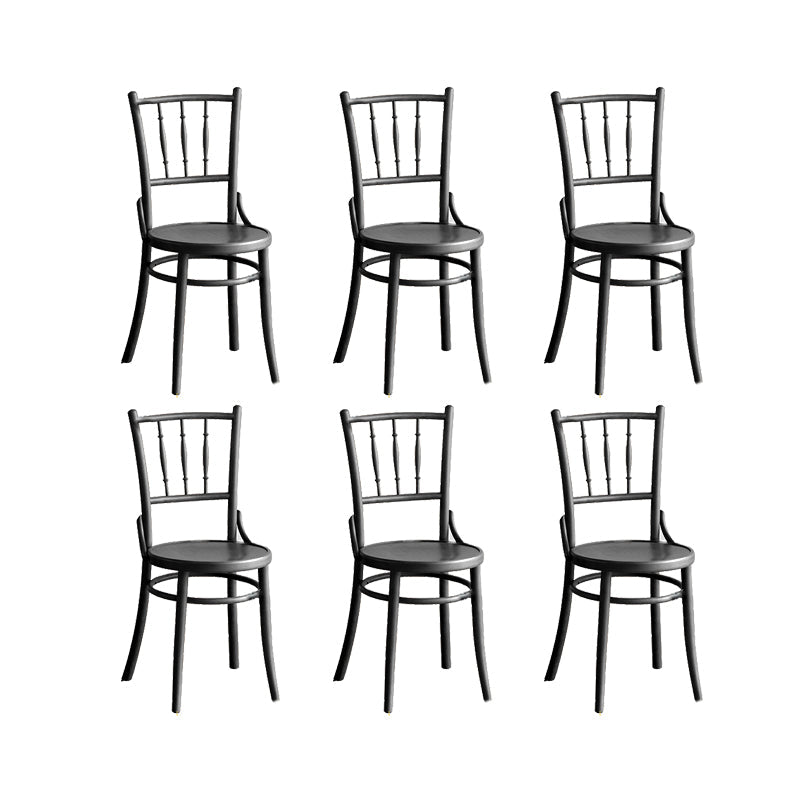 Chaise latéral en bois massif piste de restauration arrière pour le salon