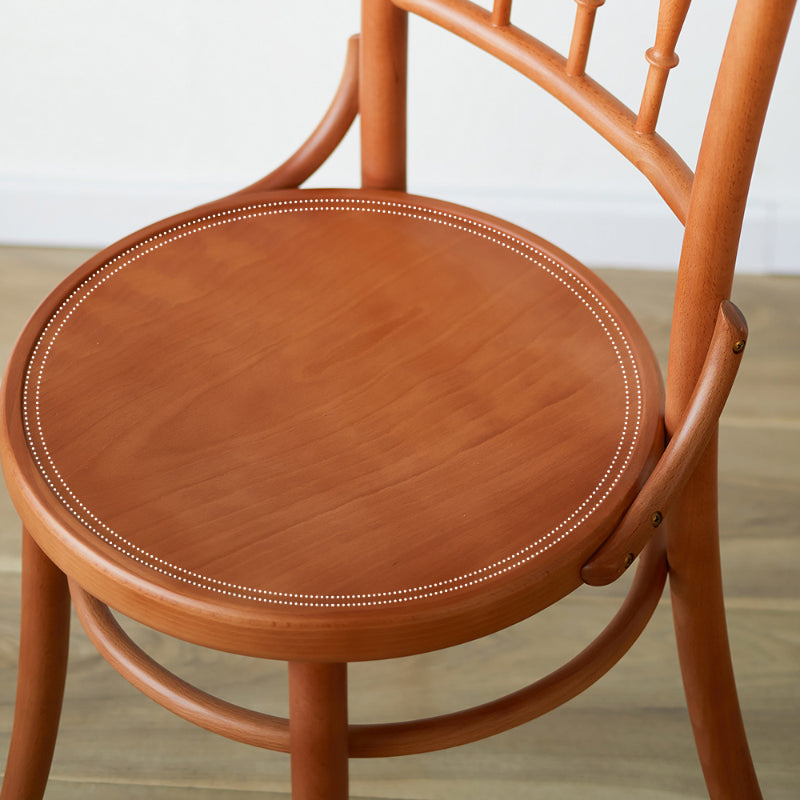 Chaise latéral en bois massif piste de restauration arrière pour le salon