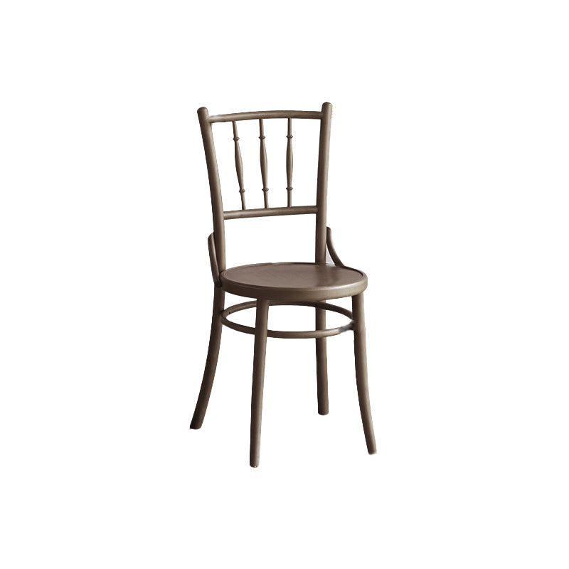 Chaise latéral en bois massif piste de restauration arrière pour le salon