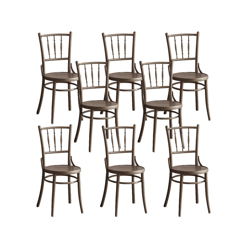 Chaise latéral en bois massif piste de restauration arrière pour le salon