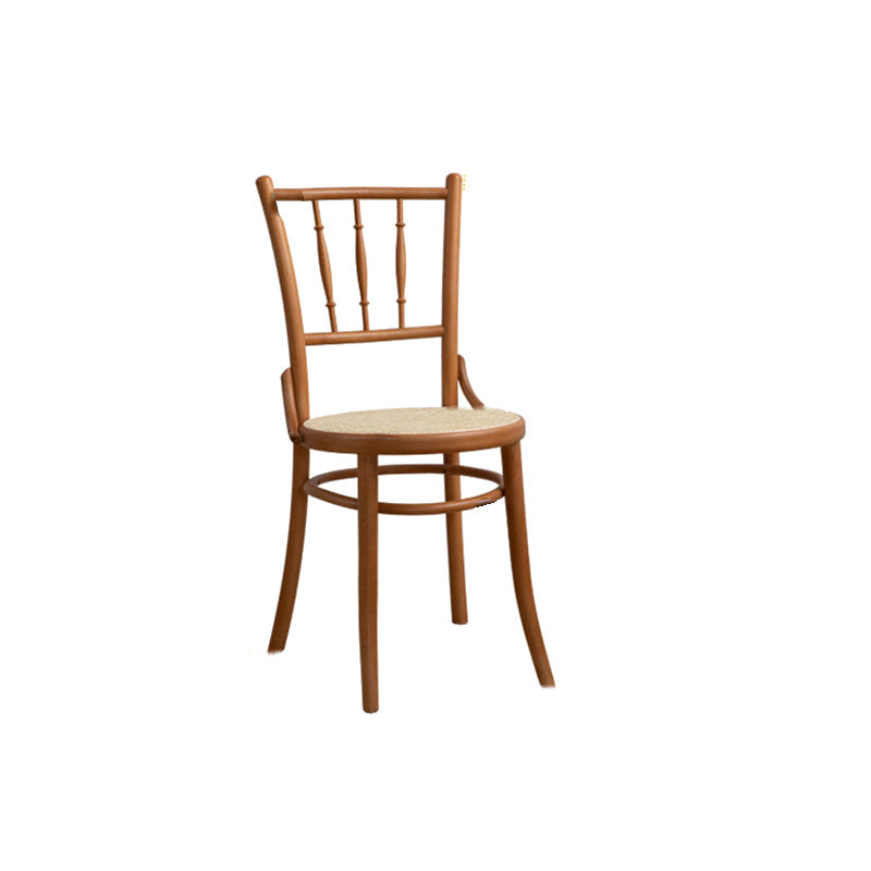 Chaise latéral en bois massif piste de restauration arrière pour le salon