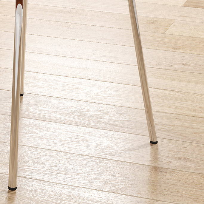 家のためのモダンなダイニングチェアメタルベースレザーダイニングチェア