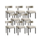 Modern Simple Side Chair Upholstered Side Dining Chair for Living Room Off-White 8 Piece Set Clearhalo 'Dining Chairs' 'Dining Tables & Seating' 'dining_chair' 'furn' 'furn_dining_chair' 'Furniture' 'Kitchen & Dining Furniture' 7028413