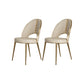 Nordic Style Side Chair Faux Leather Dining Chair with Metal Base for Home Use Gold 2 Piece Set Clearhalo 'Dining Chairs' 'Dining Tables & Seating' 'dining_chair' 'furn' 'furn_dining_chair' 'Furniture' 'Kitchen & Dining Furniture' 7028443