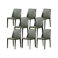 Contemporary Kitchen Dining Chairs Faux Leather Dining Chairs Army Green 8 Piece Set Clearhalo 'Dining Chairs' 'Dining Tables & Seating' 'dining_chair' 'furn' 'furn_dining_chair' 'Furniture' 'Kitchen & Dining Furniture' 7028483