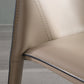 Faux Leather Kitchen Dining Chairs Armless Chairs with Metal Base Clearhalo 'Dining Chairs' 'Dining Tables & Seating' 'dining_chair' 'furn' 'furn_dining_chair' 'Furniture' 'Kitchen & Dining Furniture' 7028508