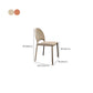 Faux Leather Dining Chairs Contemporary Chair with Metal Legs Clearhalo 'Dining Chairs' 'Dining Tables & Seating' 'dining_chair' 'furn' 'furn_dining_chair' 'Furniture' 'Kitchen & Dining Furniture' 7028535
