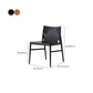 Faux Leather Kitchen Dining Chairs Contemporary Chairs with Wood Base Clearhalo 'Dining Chairs' 'Dining Tables & Seating' 'dining_chair' 'furn' 'furn_dining_chair' 'Furniture' 'Kitchen & Dining Furniture' 7028591