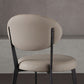 Faux Leather Dining Chairs Upholstered Dining Chairs in White Clearhalo 'Dining Chairs' 'Dining Tables & Seating' 'dining_chair' 'furn' 'furn_dining_chair' 'Furniture' 'Kitchen & Dining Furniture' 7028656