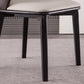 Faux Leather Dining Chairs Wingback Side Chair with Metal Base Clearhalo 'Dining Chairs' 'Dining Tables & Seating' 'dining_chair' 'furn' 'furn_dining_chair' 'Furniture' 'Kitchen & Dining Furniture' 7028690