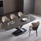Faux Leather Dining Chairs Wingback Side Chair with Metal Base Clearhalo 'Dining Chairs' 'Dining Tables & Seating' 'dining_chair' 'furn' 'furn_dining_chair' 'Furniture' 'Kitchen & Dining Furniture' 7028695