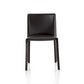 Chaise d'appoint moderne et Simple, en Faux cuir, sans accoudoirs, pour salle à manger, chambre à coucher