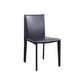 Chaise d'appoint moderne et Simple, en Faux cuir, sans accoudoirs, pour salle à manger, chambre à coucher