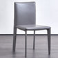 Chaise d'appoint moderne et Simple, en Faux cuir, sans accoudoirs, pour salle à manger, chambre à coucher