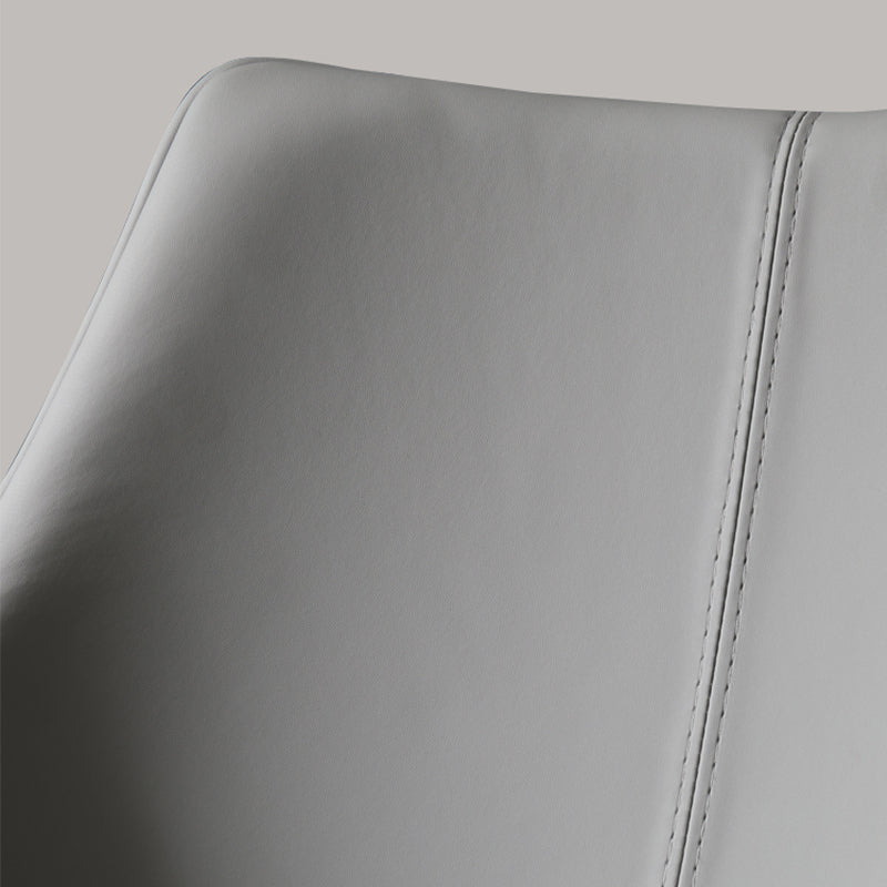 Faux Leather Kitchen Chair Metal Base Dining Chair for Living Room Clearhalo 'Dining Chairs' 'Dining Tables & Seating' 'dining_chair' 'furn' 'furn_dining_chair' 'Furniture' 'Kitchen & Dining Furniture' 7028759