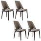 Modern Simple Side Chair Wooden Base Side Dining Chair for Bedroom