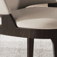 Modern Simple Side Chair Wooden Base Side Dining Chair for Bedroom