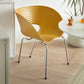 Beistellstuhl im Industriestil, Kunststoff-Esszimmerstuhl für den Innenbereich für das Wohnzimmer
