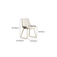 Nordic Style Metal Side Chair Gold Base Side Dining Chair for Bedroom