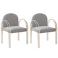 Modern Simple Arm Chair Acrylic Frame Dining Arm Chair for Living Room