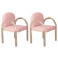 Modern Simple Arm Chair Acrylic Frame Dining Arm Chair for Living Room