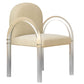 Modern Simple Arm Chair Acrylic Frame Dining Arm Chair for Living Room