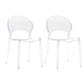 Nordic Style Colorful Side Chair Plastic Side Dining Chair for Home Use