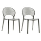 Nordic Style Colorful Side Chair Plastic Side Dining Chair for Home Use