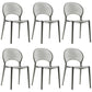 Nordic Style Colorful Side Chair Plastic Side Dining Chair for Home Use
