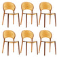 Nordic Style Colorful Side Chair Plastic Side Dining Chair for Home Use