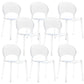 Nordic Style Colorful Side Chair Plastic Side Dining Chair for Home Use