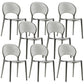 Nordic Style Colorful Side Chair Plastic Side Dining Chair for Home Use