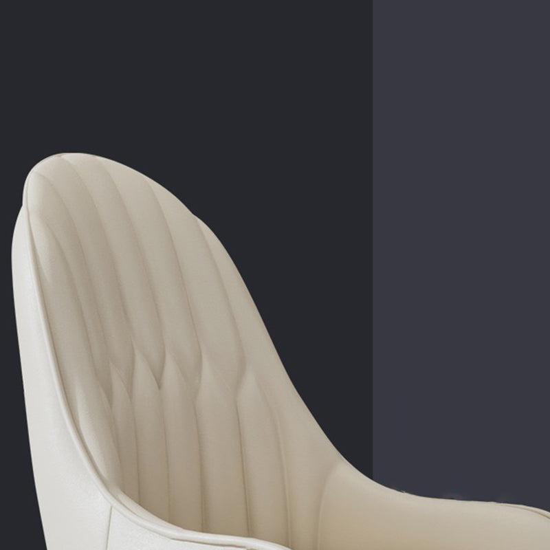 Chaise d'appoint de Style Glam, chaise de salle à manger d'intérieur en cuir pour salon