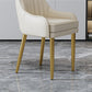 Chaise d'appoint de Style Glam, chaise de salle à manger d'intérieur en cuir pour salon