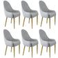 Chaise d'appoint de Style Glam, chaise de salle à manger d'intérieur en cuir pour salon