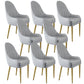 Chaise d'appoint de Style Glam, chaise de salle à manger d'intérieur en cuir pour salon