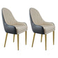 Chaise d'appoint de Style Glam, chaise de salle à manger d'intérieur en cuir pour salon