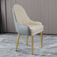 Chaise d'appoint de Style Glam, chaise de salle à manger d'intérieur en cuir pour salon