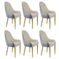 Chaise d'appoint de Style Glam, chaise de salle à manger d'intérieur en cuir pour salon
