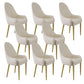Chaise d'appoint de Style Glam, chaise de salle à manger d'intérieur en cuir pour salon