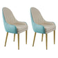 Chaise d'appoint de Style Glam, chaise de salle à manger d'intérieur en cuir pour salon