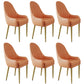 Chaise d'appoint de Style Glam, chaise de salle à manger d'intérieur en cuir pour salon