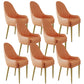 Chaise d'appoint de Style Glam, chaise de salle à manger d'intérieur en cuir pour salon